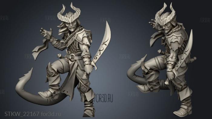 TITANS Tiefling 3d stl модель для ЧПУ