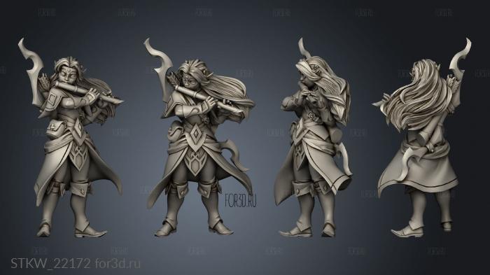 TITANS Elf Bard 3d stl модель для ЧПУ