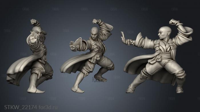 TITANS Elf Monk 3d stl модель для ЧПУ