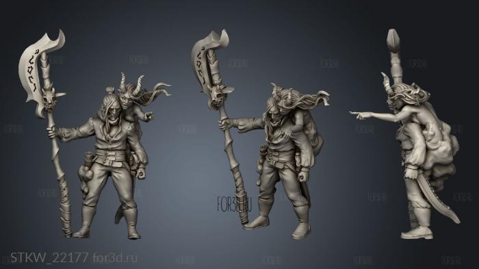 TITANS Human Warlock stl model for CNC