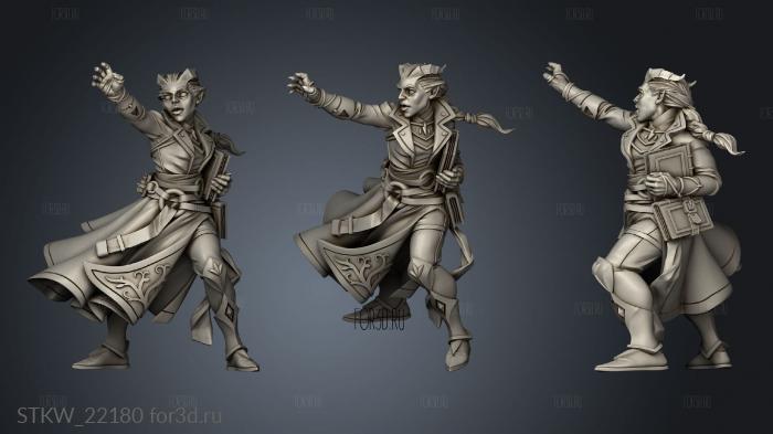 TITANS Tiefling Sorcerer 3d stl модель для ЧПУ