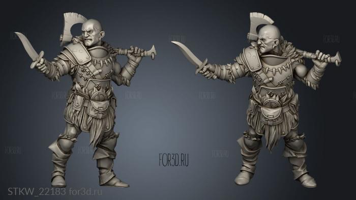 TITANS Goliath Male Fighter 3d stl модель для ЧПУ