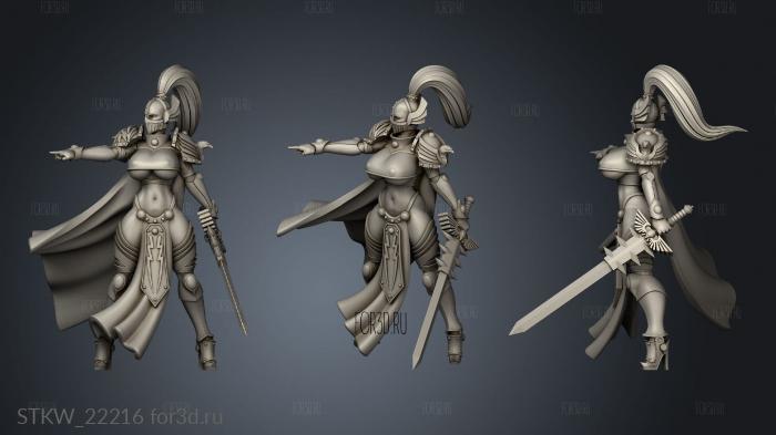 knight cloth stl model for CNC