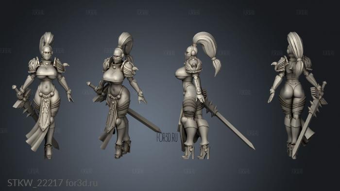 sword 3d stl модель для ЧПУ