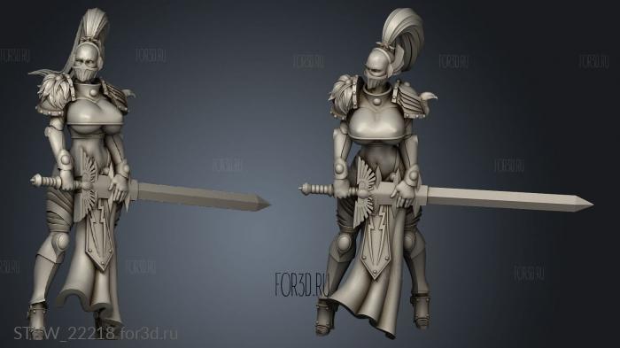 sword 3d stl модель для ЧПУ