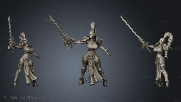 sword 3d stl модель для ЧПУ