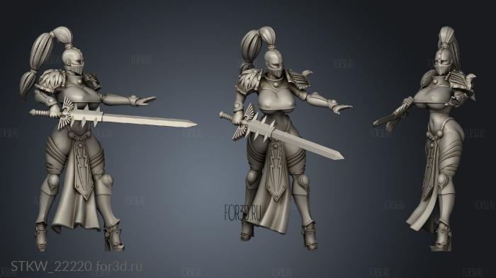 sword 3d stl модель для ЧПУ