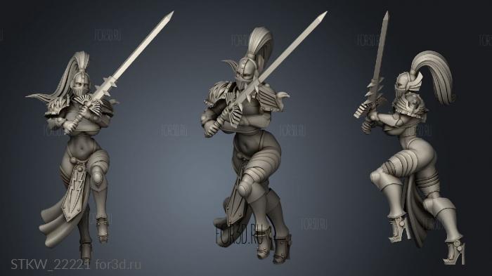 sword 3d stl модель для ЧПУ