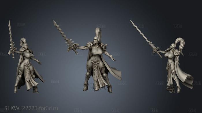 sword cloth stl model for CNC