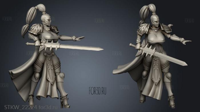 sword cloth stl model for CNC