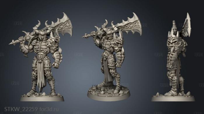 abyss Astorath stl model for CNC