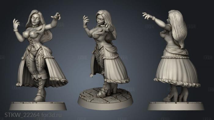 abyss Vampiress Mara stl model for CNC