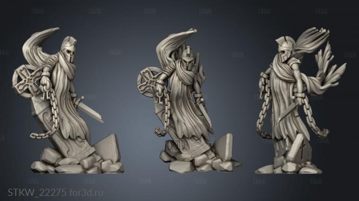 Zombie Graveyard Ghost Keys stl model for CNC