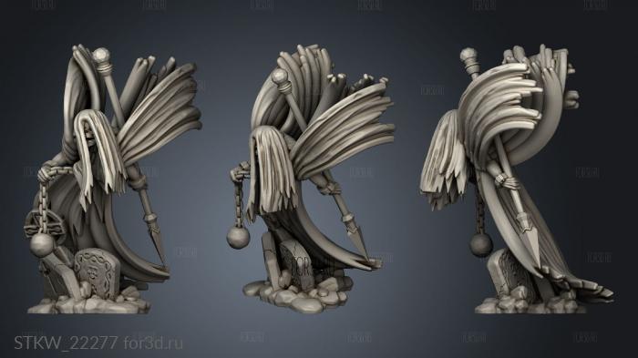 Zombie Graveyard Ghost Spear 3d stl модель для ЧПУ