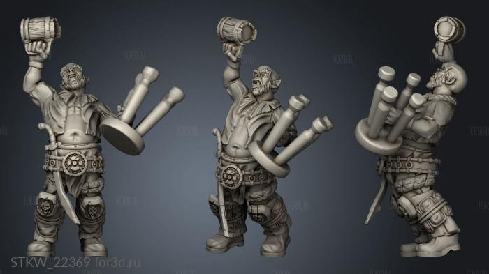 Townsfolk Drunk Town 3d stl модель для ЧПУ