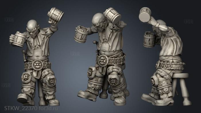 Townsfolk Drunk Town 3d stl модель для ЧПУ