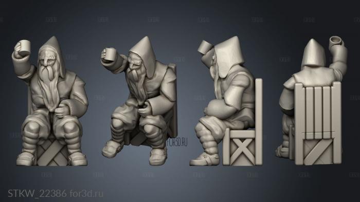 townsfolk starter patron 3d stl модель для ЧПУ