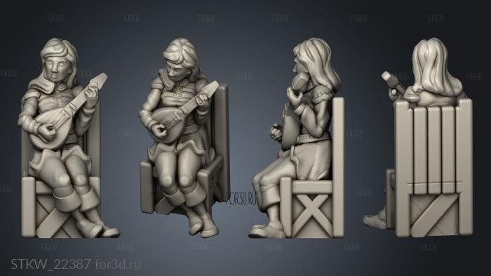 townsfolk starter patron 3d stl модель для ЧПУ