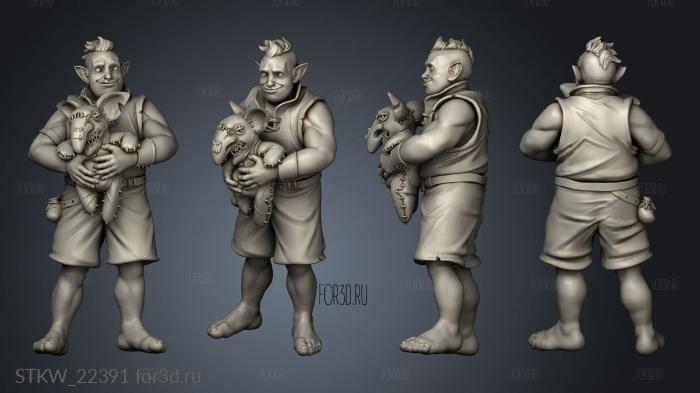 townfolk 3d stl модель для ЧПУ