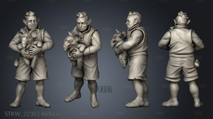 townfolk 3d stl модель для ЧПУ