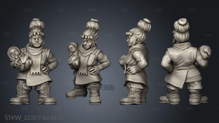 townfolk 3d stl модель для ЧПУ