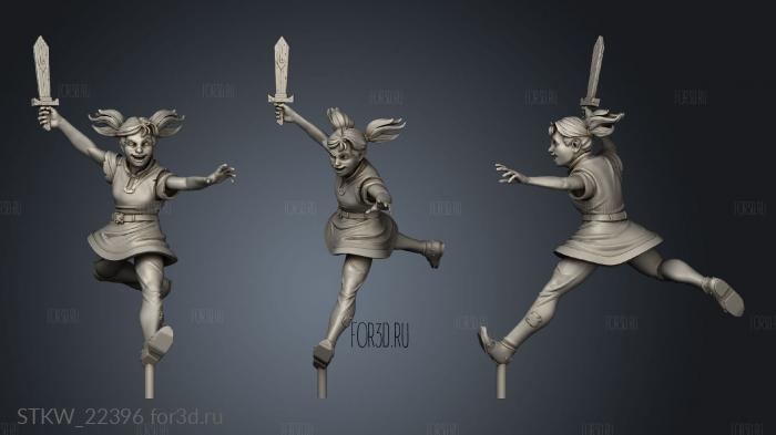 townsfolk 3d stl модель для ЧПУ