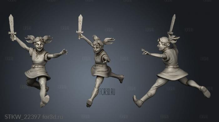 townsfolk 3d stl модель для ЧПУ