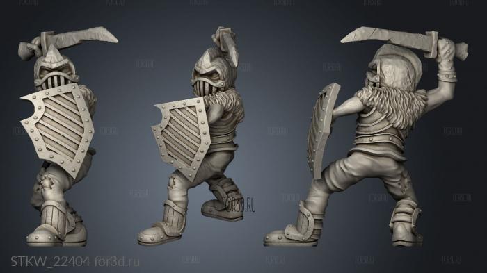 Goblin Fighters fighter stl model for CNC