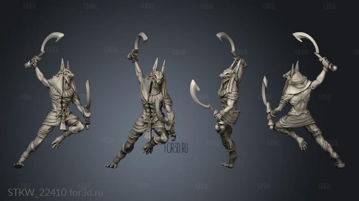 TR Anubis Warrior 3d stl модель для ЧПУ