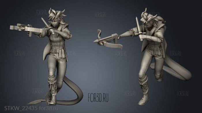 Hunt Tiefling Seafarer Crossbow stl model for CNC