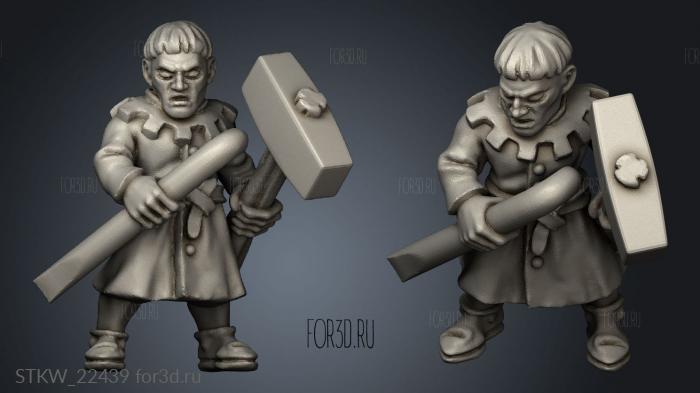 trebuchet crew 3d stl модель для ЧПУ