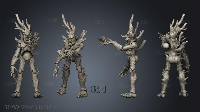 Treefolk and Critters Ancient Treeman 3d stl модель для ЧПУ