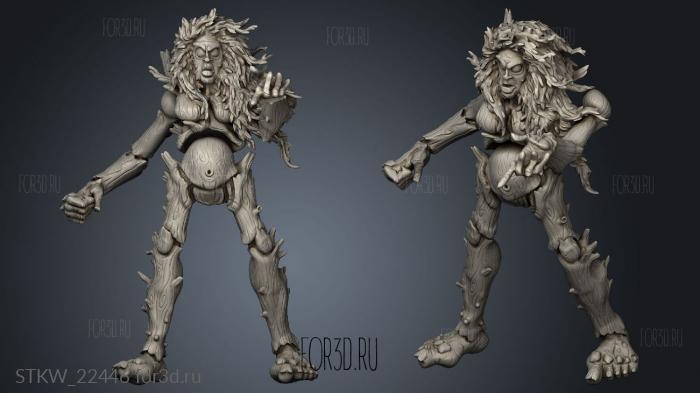 Treefolk and Critters Ancient Treeman 3d stl модель для ЧПУ