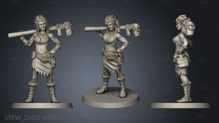 tribal melee Tribal Maelee 3d stl модель для ЧПУ