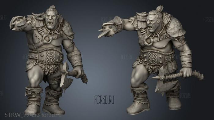 Tribe Ogre 3d stl модель для ЧПУ