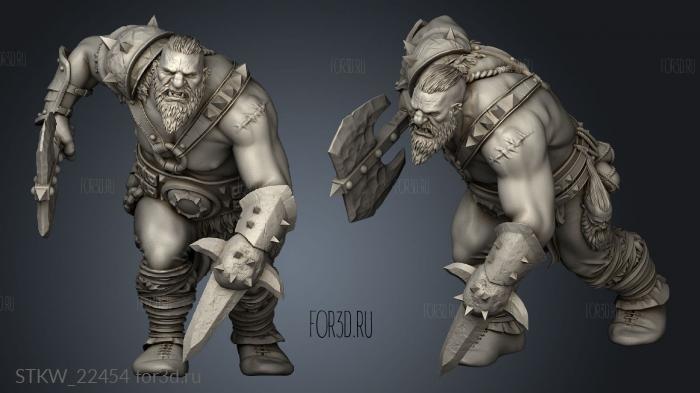 Tribe Ogre 3d stl модель для ЧПУ