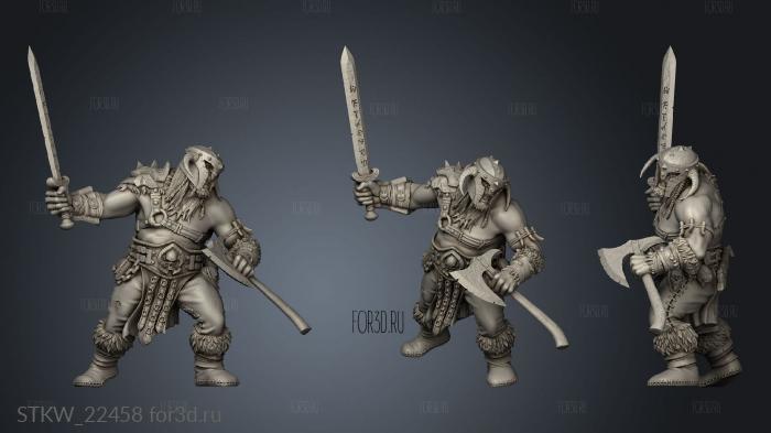 Tribe Ogre Champion 3d stl модель для ЧПУ