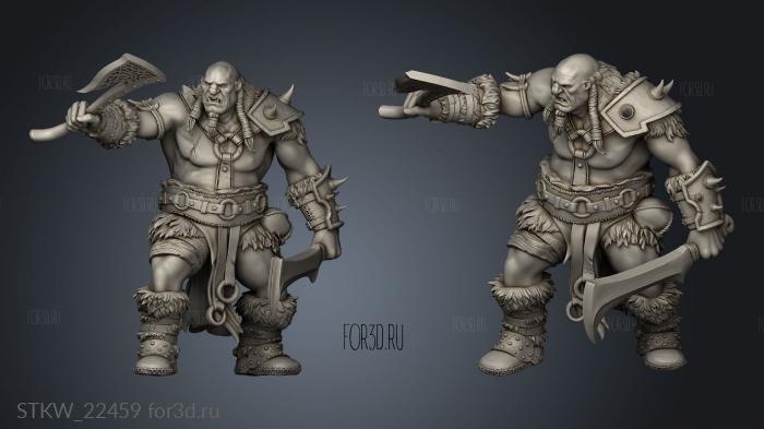 Tribe Ogre Musician 3d stl модель для ЧПУ