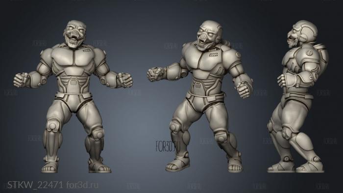 Tribes Cyberpunk GHOUL 3d stl модель для ЧПУ