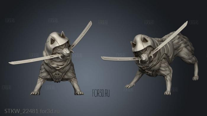 Tribes Cyberpunk CYBER HUSKY VLAD THE SIBERIAN ASSASSIN 3d stl модель для ЧПУ