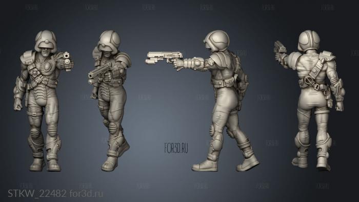 Tribes Cyberpunk META MAN FIVE 3d stl модель для ЧПУ