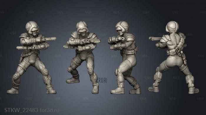 Tribes Cyberpunk META MAN FOUR 3d stl модель для ЧПУ