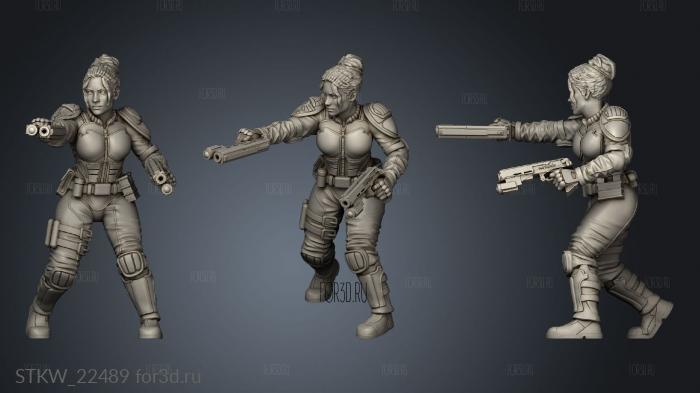 Tribes Cyberpunk PAMPAM stl model for CNC