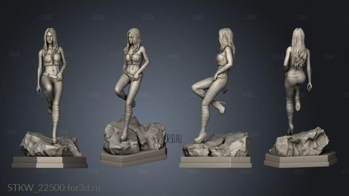 Trish Devil Cry stl model for CNC