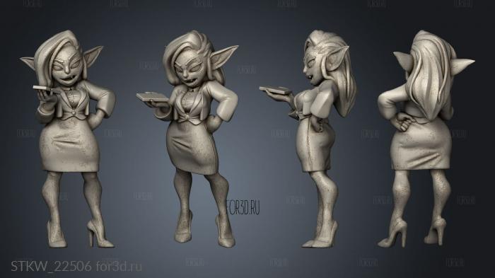 Trixie the Office Goblin 3d stl модель для ЧПУ