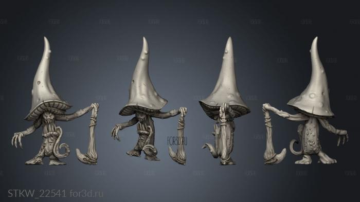 Troops Mushroom Warrior 3d stl модель для ЧПУ