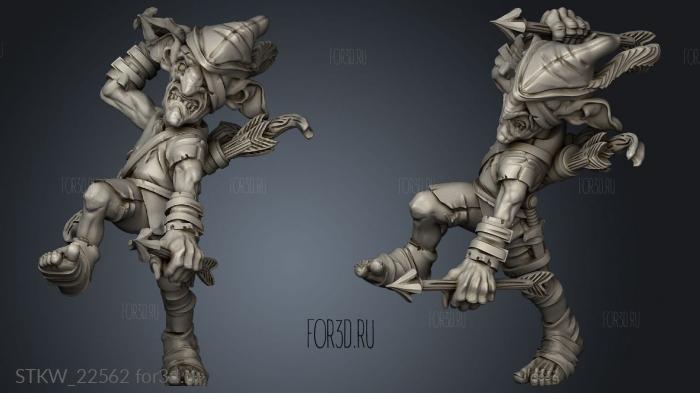 Goblin Chef stl model for CNC