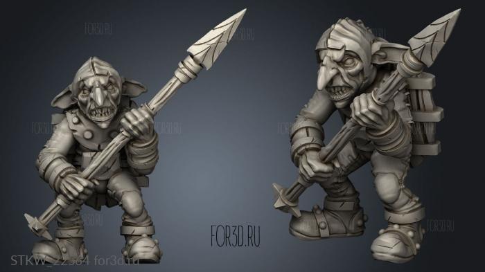 Goblin Chef stl model for CNC