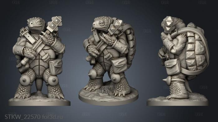 Turdle Fighters from Dragonlock stl model for CNC