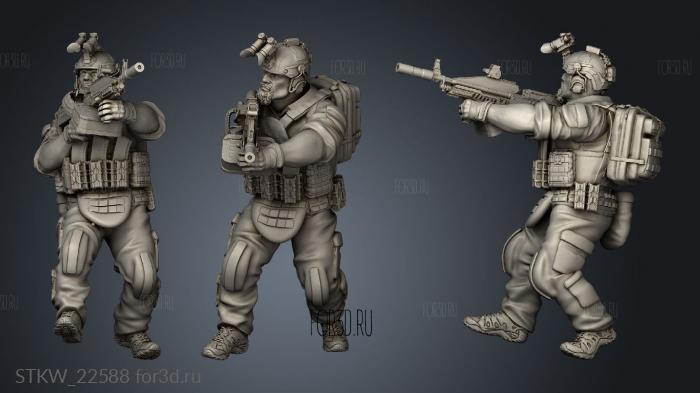 Spetsnaz GRU stl model for CNC